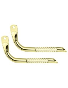 Quad Twisted Muffler Gold.